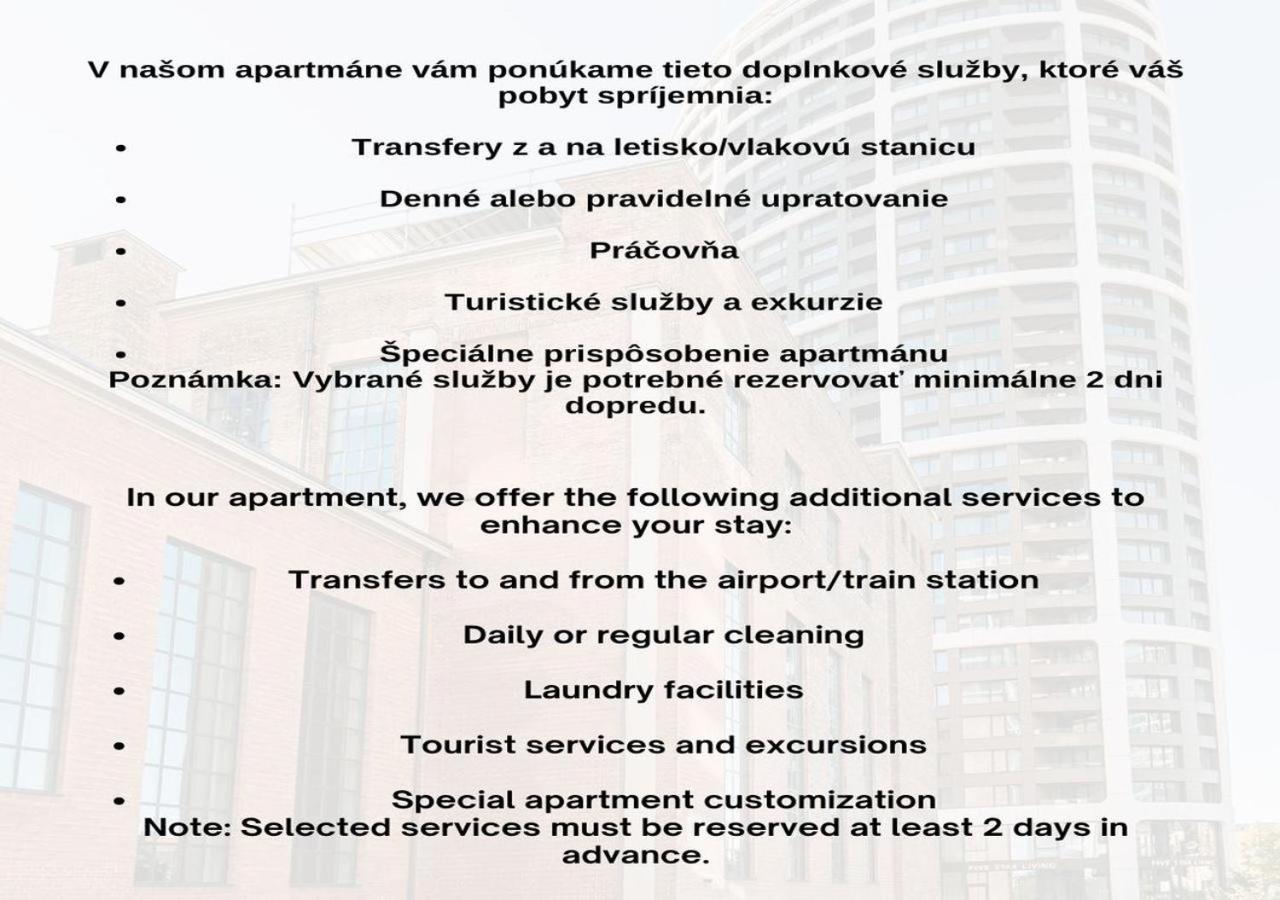 Skau Panorama Family & Business Apartment City View Free Parking Pressburg Exterior foto